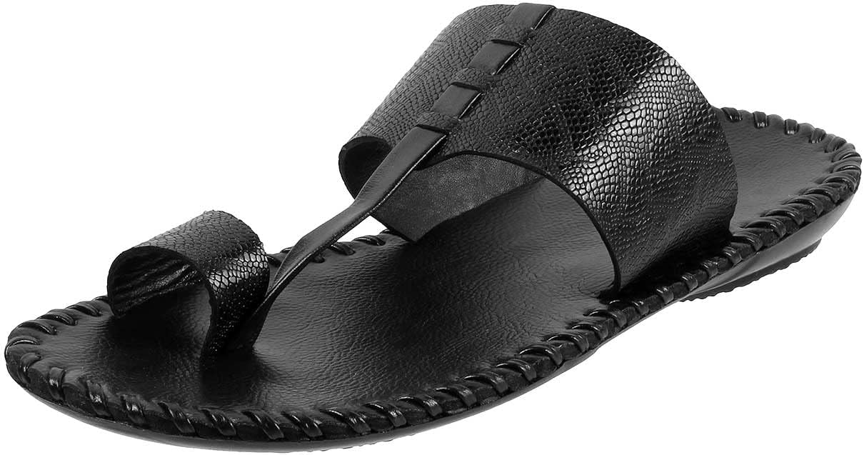 MetroMen Leather Kolhapuri Chappal | Slipper