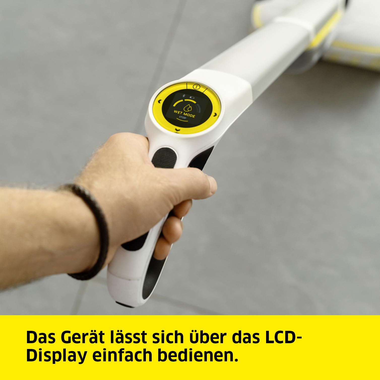 KÄRCHER Hartbodenreiniger FC 8 Smart Signature Line, kabelloser Bodenreiniger mit 4 rotierenden Mikrofaserwalzen, mit App, Akkulaufzeit: ca. 60 min, Flächenleistung pro Akkuladung: ca. 230 m²
