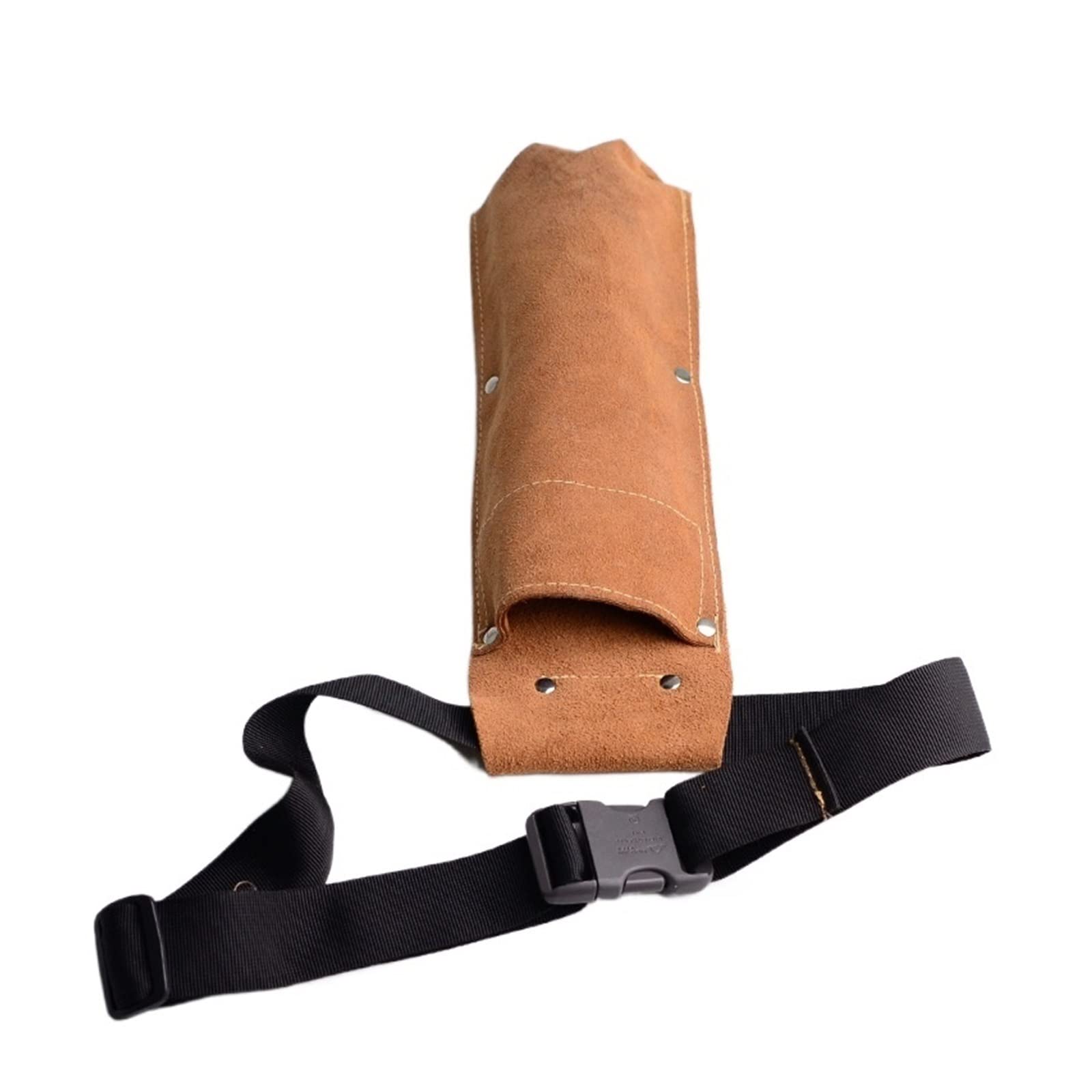 Welding Supplies Welding Rod Storage Bag Tool Bag Electrode Holder Flame Retardant Leather Hardware Waist Bag Buckle Storage Container(5)