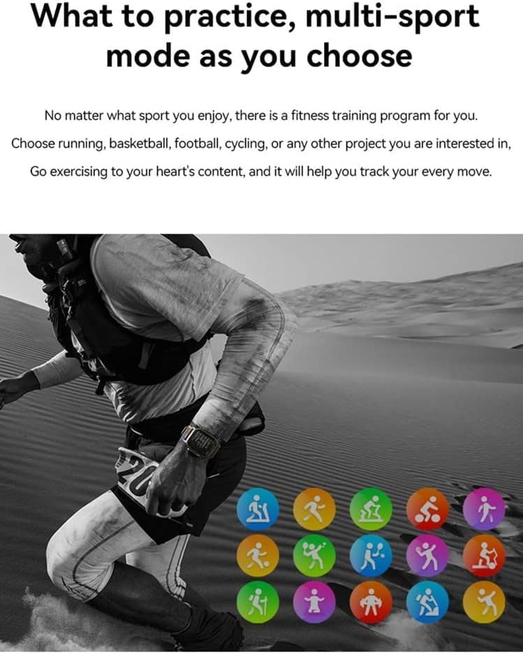 T800 Ultra Smartwatch showing heart rate and sleep monitoring