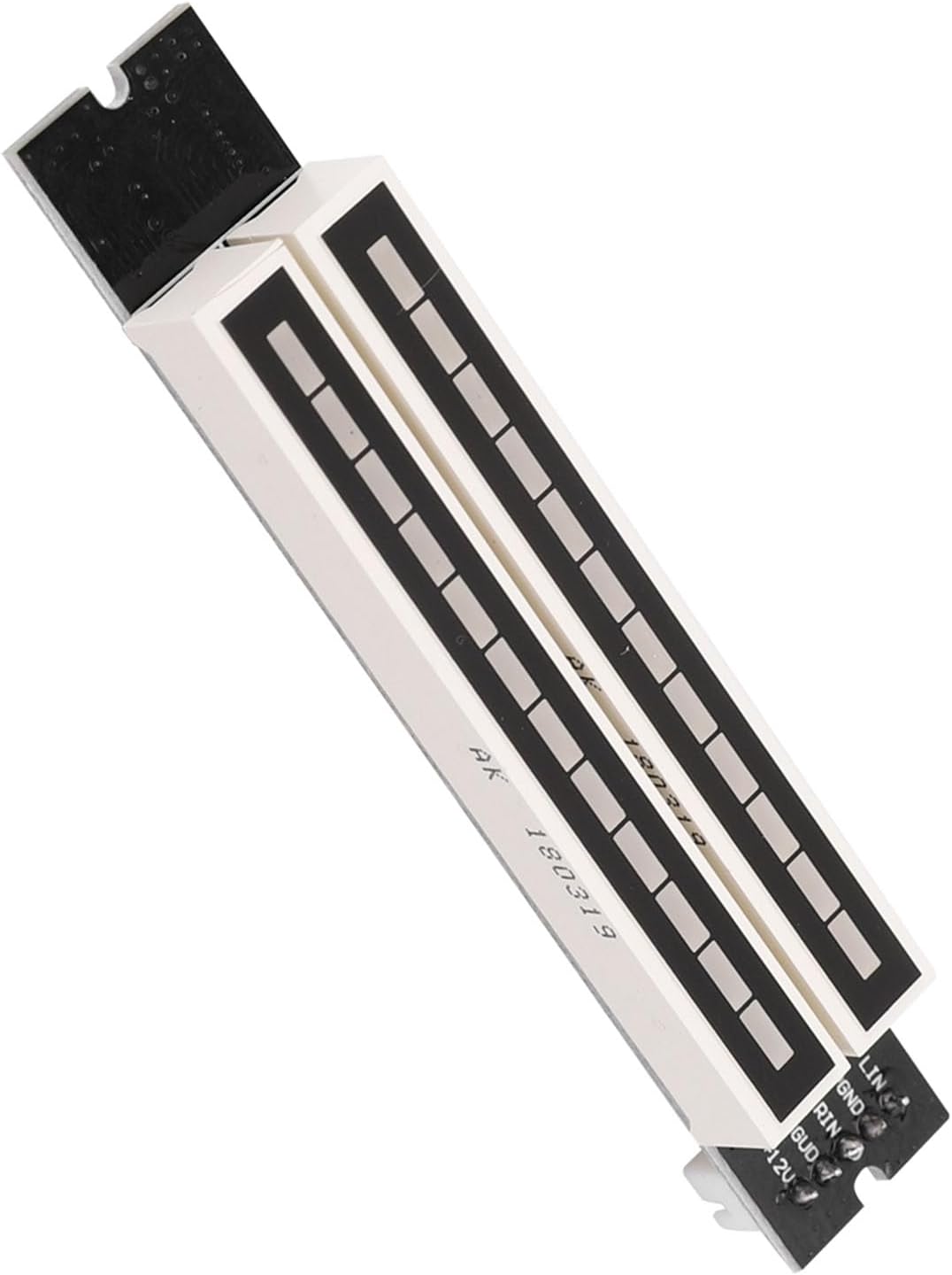 Stereo Level Indicator, Adjustable Light Speed with AGC Mode Level Meter Module for Audio Engineers DJs Home Studios Live Sound