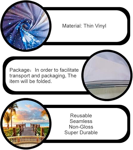 Miniatura 5 de PHMOJEN Telón de fondo de fotografía de 7 x 5 pies con diseño de puente de madera, balcón, fondo de vinilo, para boda, fiesta de cumpleaños,