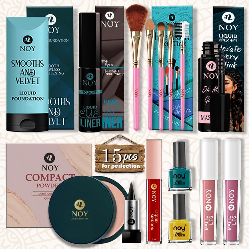 NOY Makeup Combo Kit For Women Bold Colors & Long-Lasting Coverage Gift Ready Combo-image-12