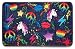 Gilbins Super Soft And Comfy Floor Mat Bunk Camp Floor Mats (Denim Splatter Paint)