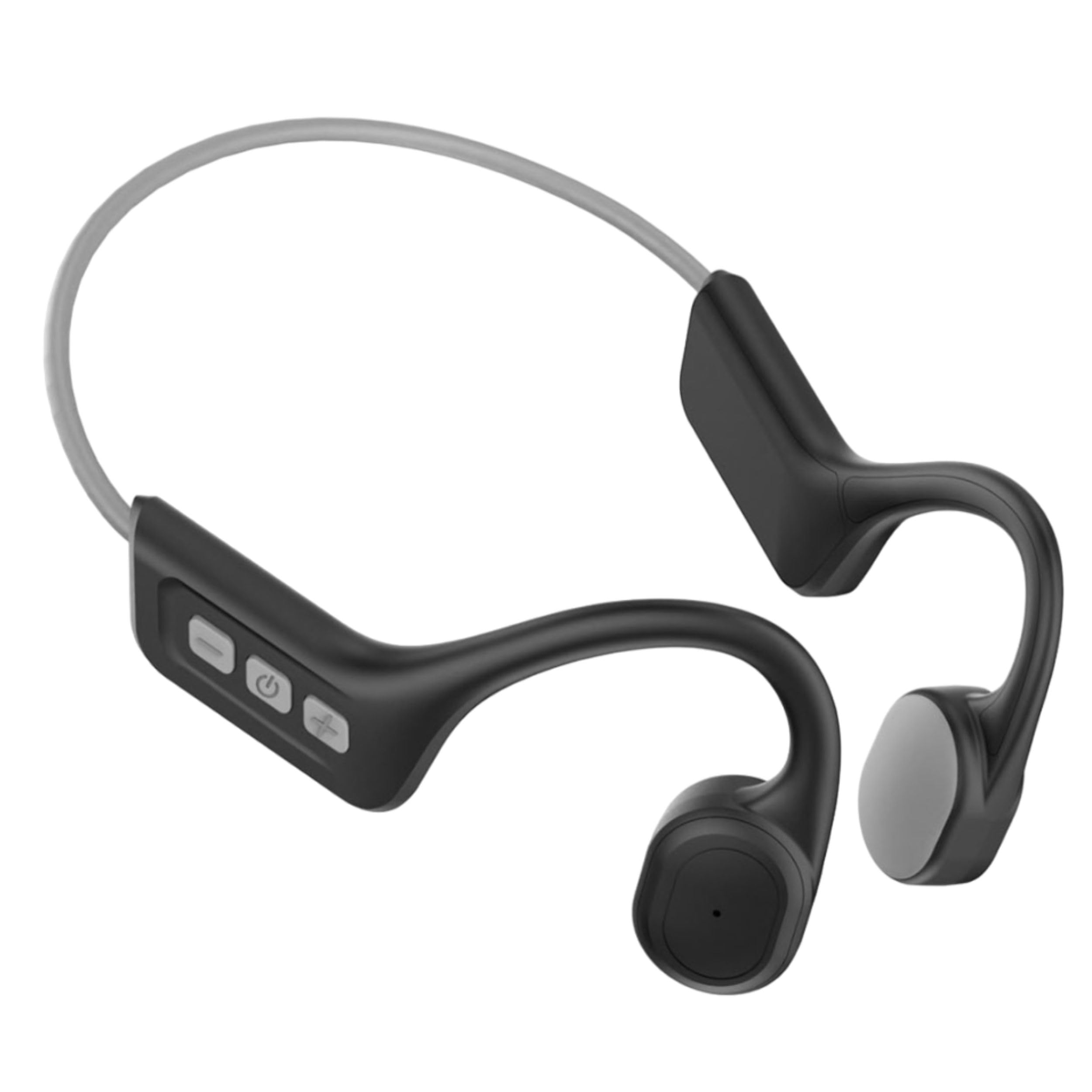 SAIET - Cuffie Conduzione Ossea Bluetooth EAR FREE - Auricolari Running, Ciclicsmo e Piscina Waterproof - 8h di Ascolto Musica
