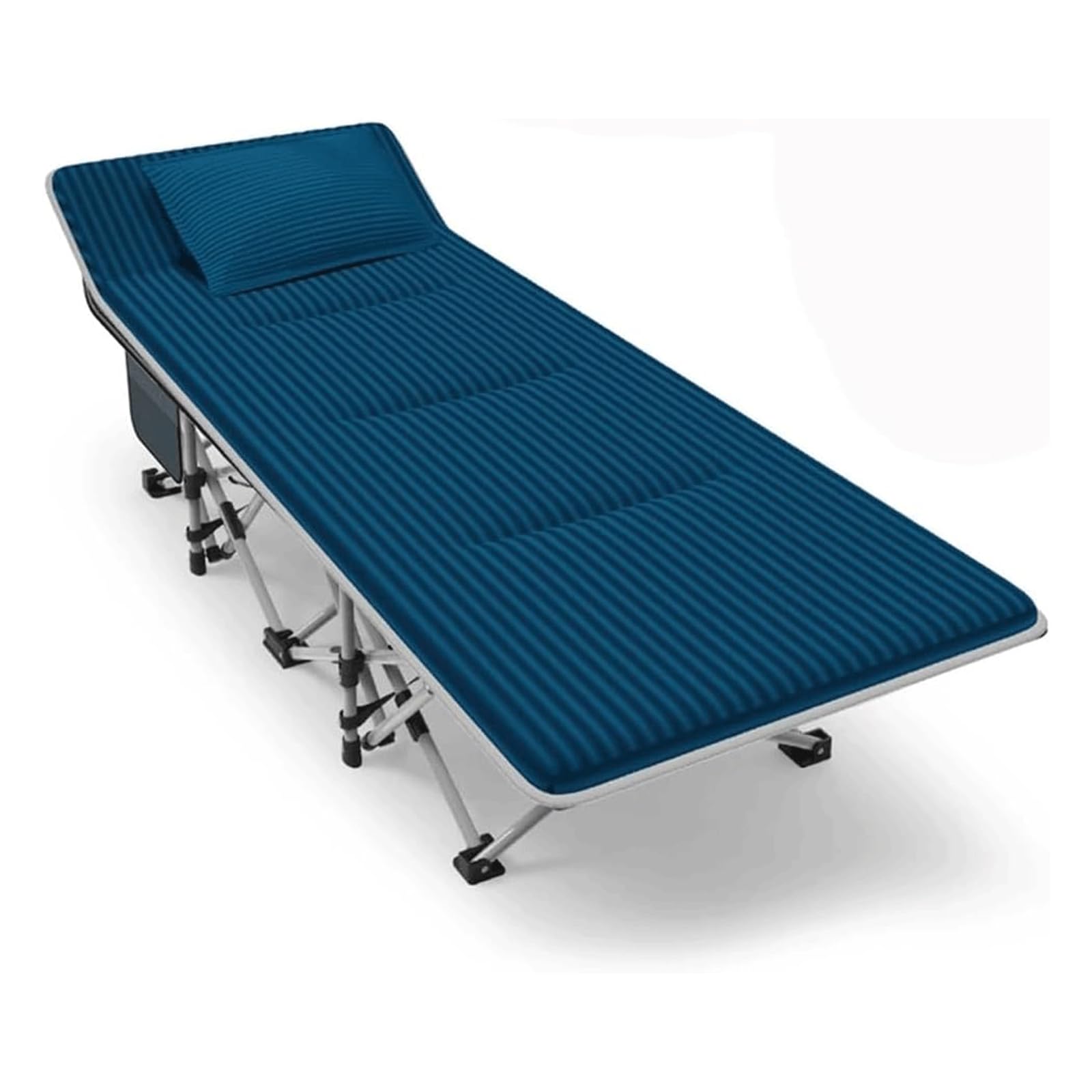 Draagbaar campingbed Siesta-kampeerbedje Ruim opvouwbaar slaapwiegbed voor kamperen Reistent Dagbed Outdoor Home Gast