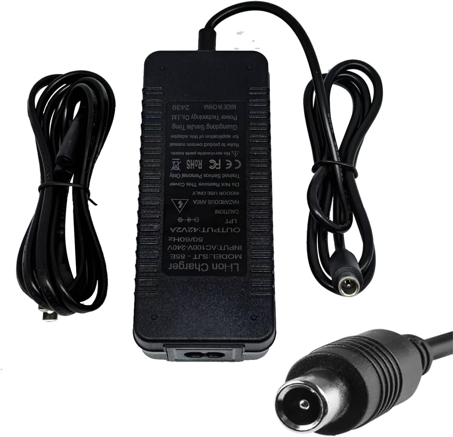 42V 2Amp Charger for Segway ES1 ES1L ES2 ES4 E22 E25 F20 F30 F40 Plus/MAX G30LP, Xiaomi M365, Pro/Pro2 Lime, Lime-S, Bird, Aovo pro/Aovopro, Bird, Volpam, Skip, Spin and Hiboy S2R