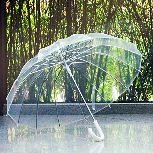 Portible Clear Transparent, Durable Wind-Resistant Umbrella | Special For Windproof Umbrella for Rain-Decoration for Outdoor Events (Pack Of 1). 2