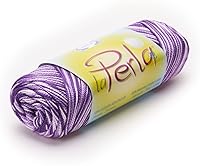 Vista 10 de LA Perla de Omega - Hilo Perle 100% algodón mercerizado ideal para ganchillo fino - Color: 01 - Blanco 601