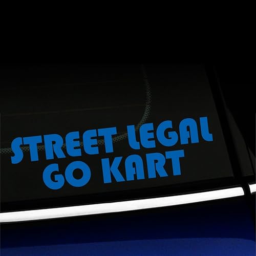 Miniatura 7 de Street Legal Go Kart - Calcomanía de vinilo para Mini Cooper, color a elegir - gris