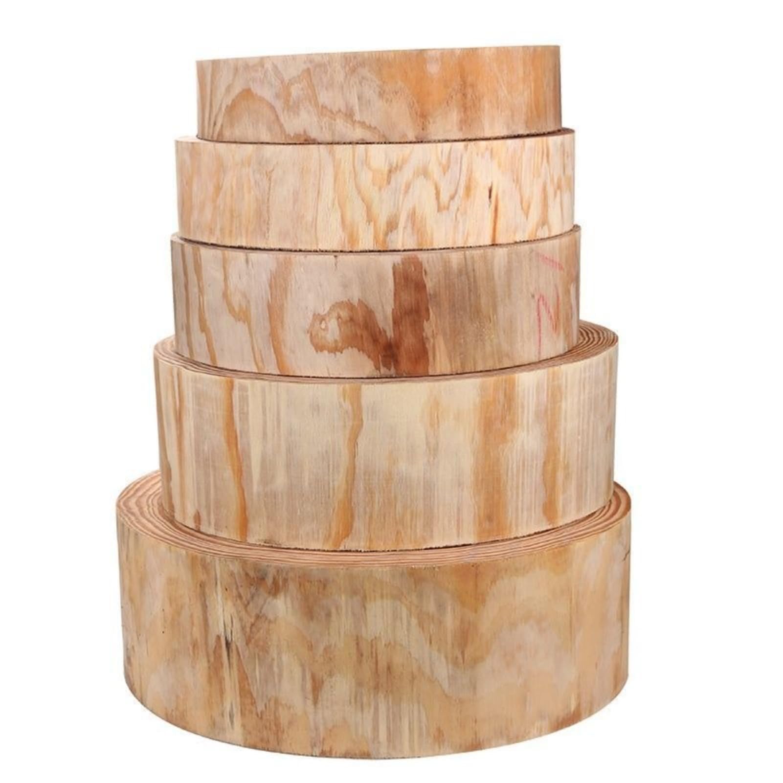 Tabla de cortar redonda de pino extra gruesa y grande, resistente para cocina, tabla de cortar profesional para carne, pescado, verduras, queso (36 x 7 cm)