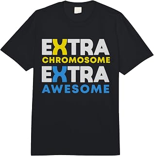 Extra Chromosome Extra Awesome Down Syndrome Awareness Month Comfort Colors Adult Heavyweight T-Shirt