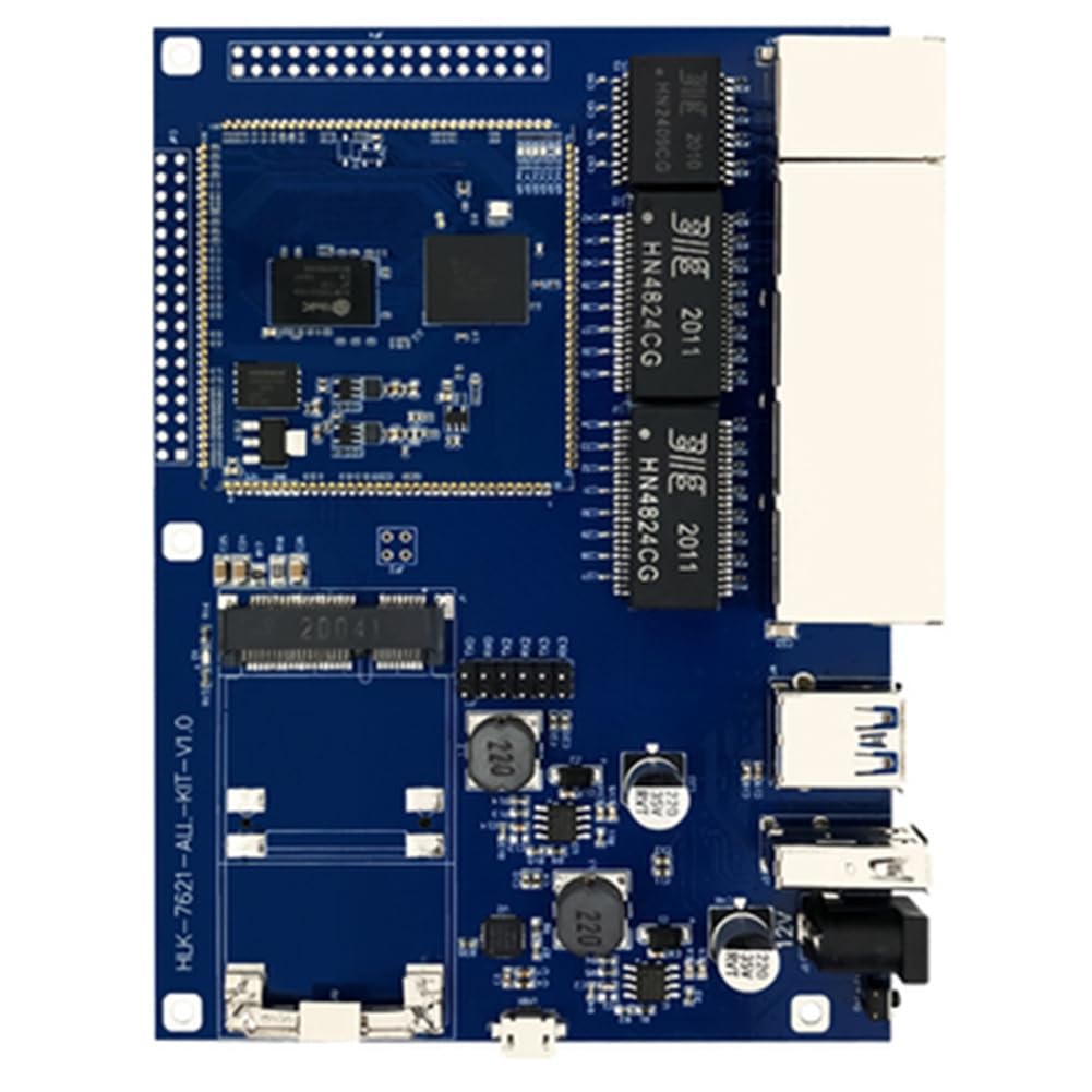 Module Routeur sans GbE avec Chipset MT7621A et Kit HLK-7621/Carte de Développement Module WiFi Prise UE