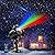 Laser Projector Lights Outdoor, Moving Red Green Blue 3 Color Starry Lights Show Laser Projection Light with RF Control, Outdoor Waterproof Holiday Decor for Party Garden Christmas Halloween New Year