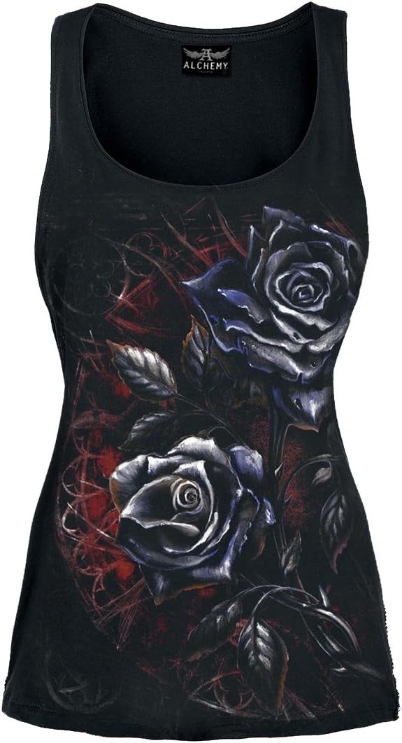 Alchemy England Goth Grunge Dies ISRAE Roses Chain Tank Top XL 16