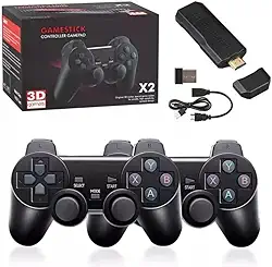 GameStick GD10 4K, com 64GB, 30Mil Jogos Retrô, 2 Controles Wireless, Saída HDMI 1080P