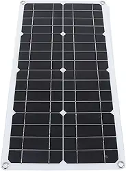 Kit de painel solar, 250W totalmente à prova d'água monocristalino módulo PV Kit de iniciante painel solar com 10A 12V 24V PWM controle de carga portas USB duplas, suporte de bateria de painel solar para casa acampamento barco RV
