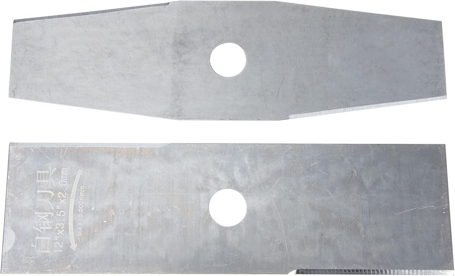 HANABASS 2pcs Mower Stainless Steel Blades Replacement