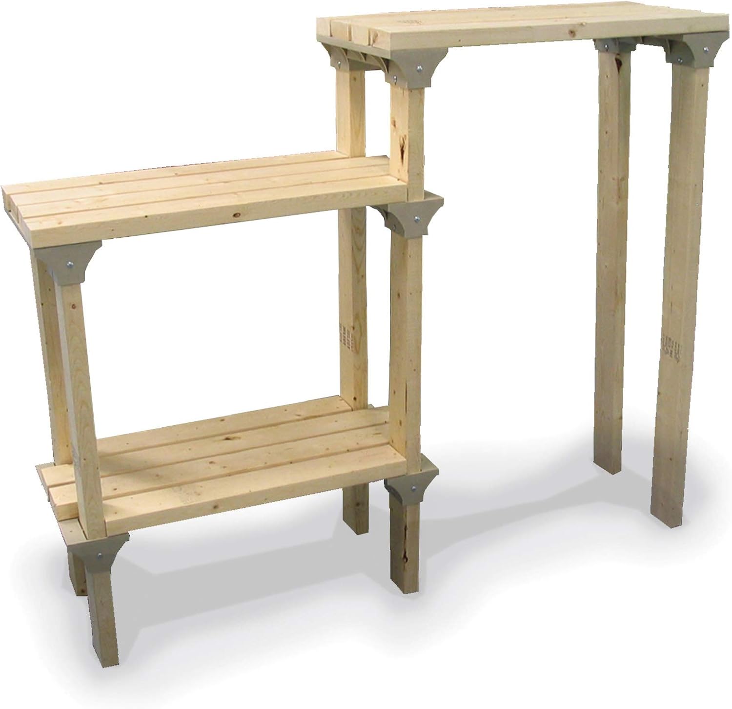 2x4basics 90118MI Custom Shelving and Storage System Shelflinks, Sand, 6 Pack : Everything Else