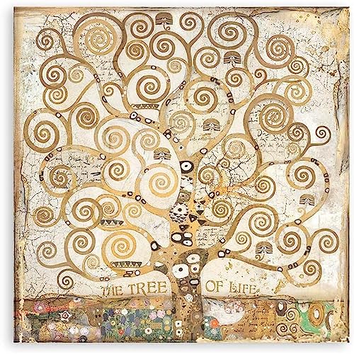 Papier pour scrapbooking Stamperia SBBL101 Maxi Background Selection Klime multicolore - 4