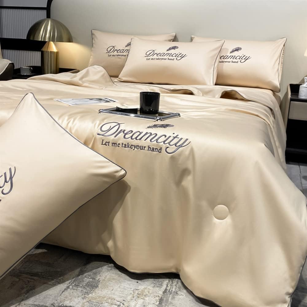 Summer Simple Ice Silk Quilt Dreamcity, Premium Cool Ice Silk Summer