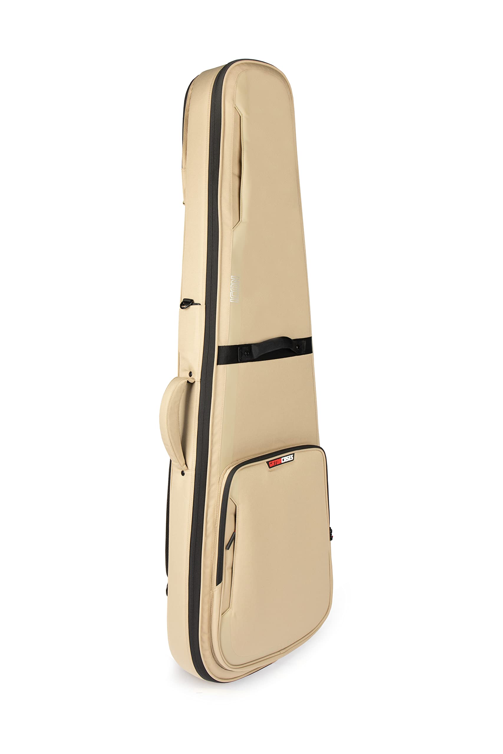 Gator Cases Icon Series Gig Bag Premium Resistente a la Intemperie para Bajos con Cremallera TSA; Caqui(G-ICONBASS-KHK)
