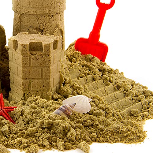 A&G-heute Min2C 25kg Spielsand Quarzsand | Fein gesiebt und geprüft | Hochwertiger Sand für Sandkasten Sandbox Kinderspiele Dekosand | Kinderspielsand Beige Qualität