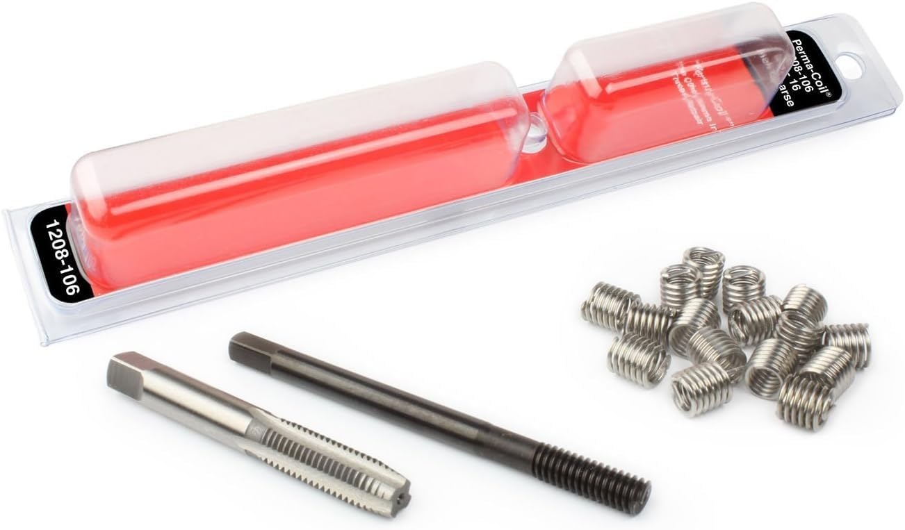 Perma-Coil 1208-106 Thread Repair Kit 3/8-16 12PC Helicoil 5401-6