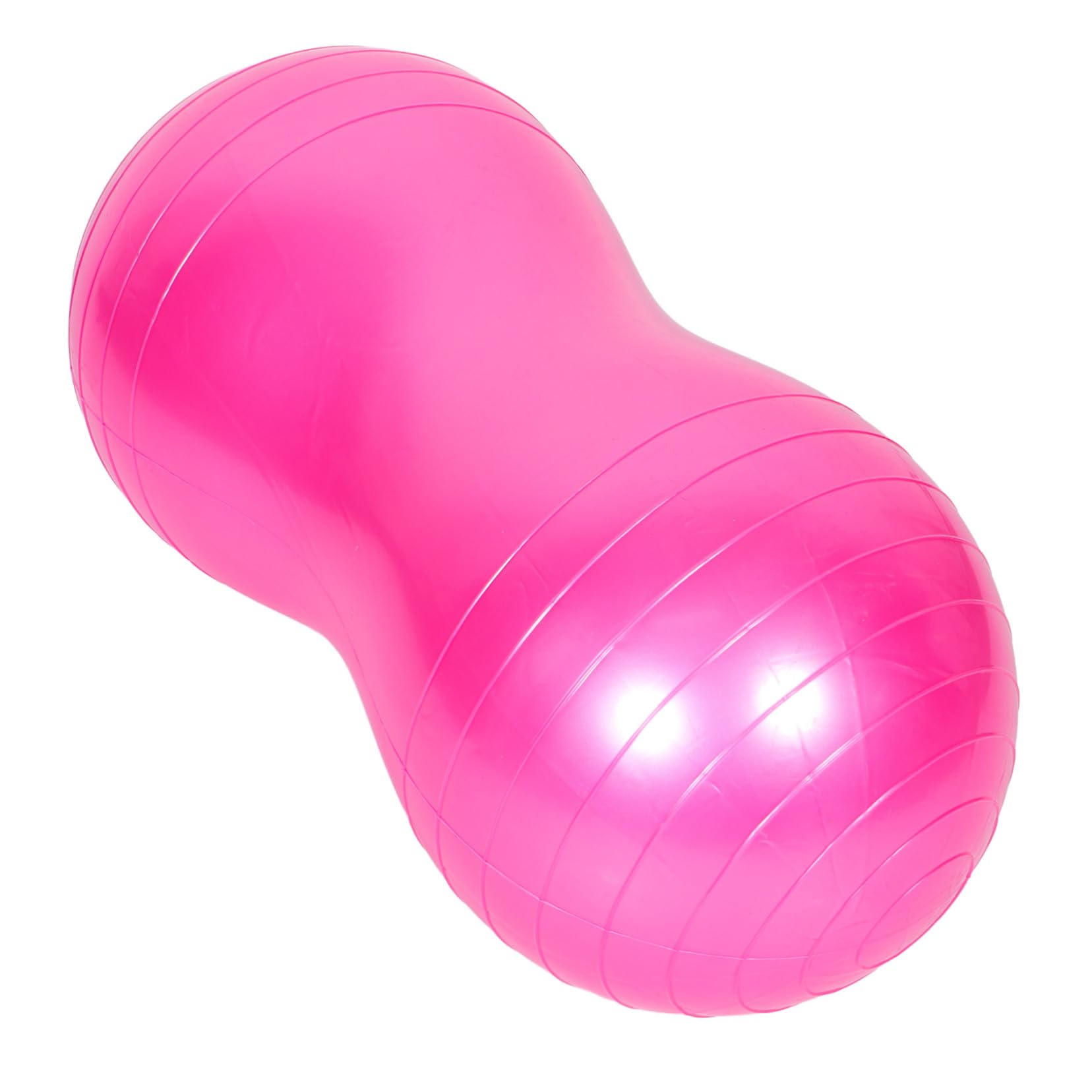 Erdnussförmiger Gymnastikball aus PVC mit Luftpumpe