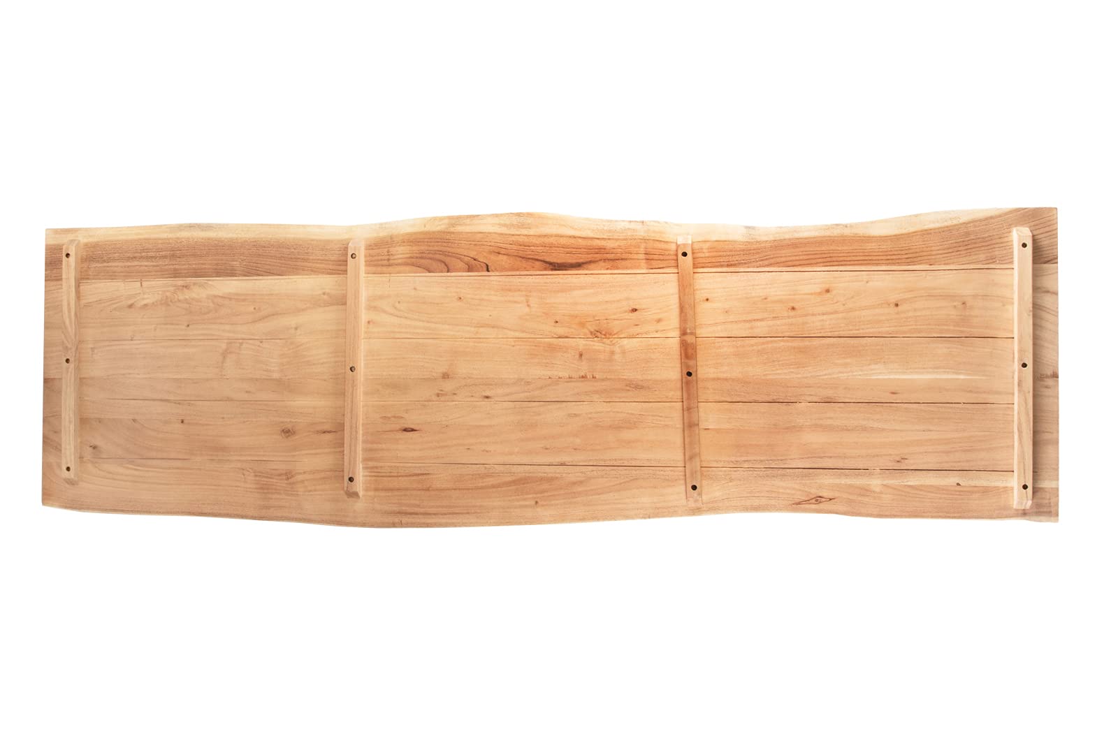 Akazienholz Platte 60x60cm - Massivholz Mit Baumkante Für DIY Möbel