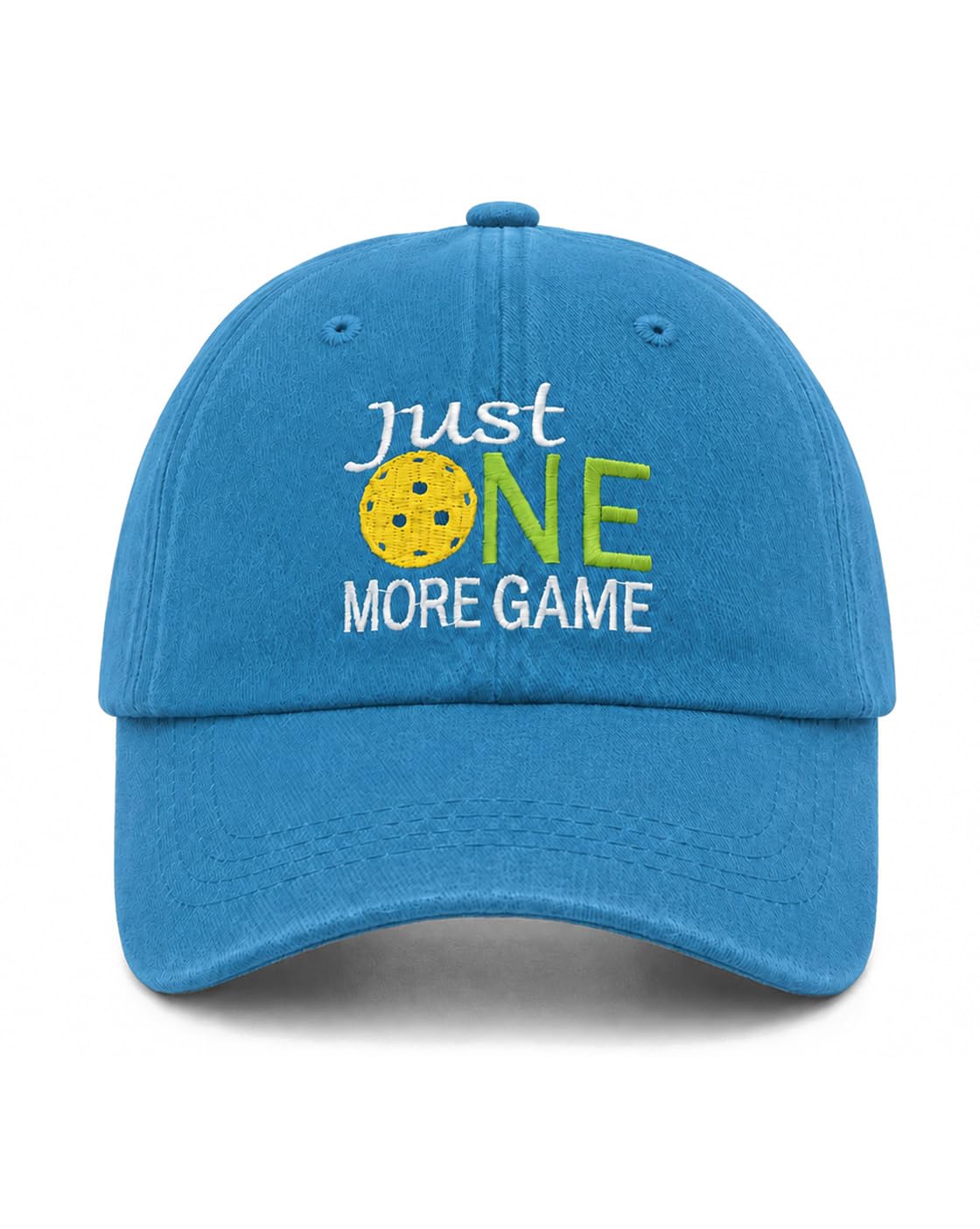 Waldeal Pickleball Hat,Adjustable Embroidered Washed Baseball Cap for Men Women