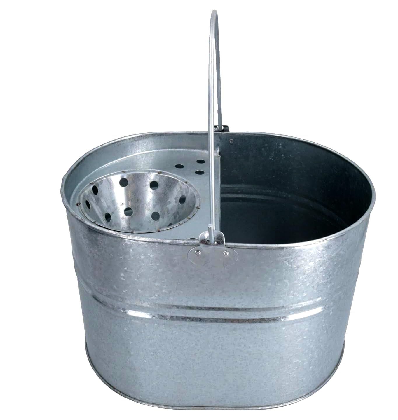 Galvanized Steel Metal Mop Bucket, For Cleaning At Rs 30 In Moradabad - Foto 11