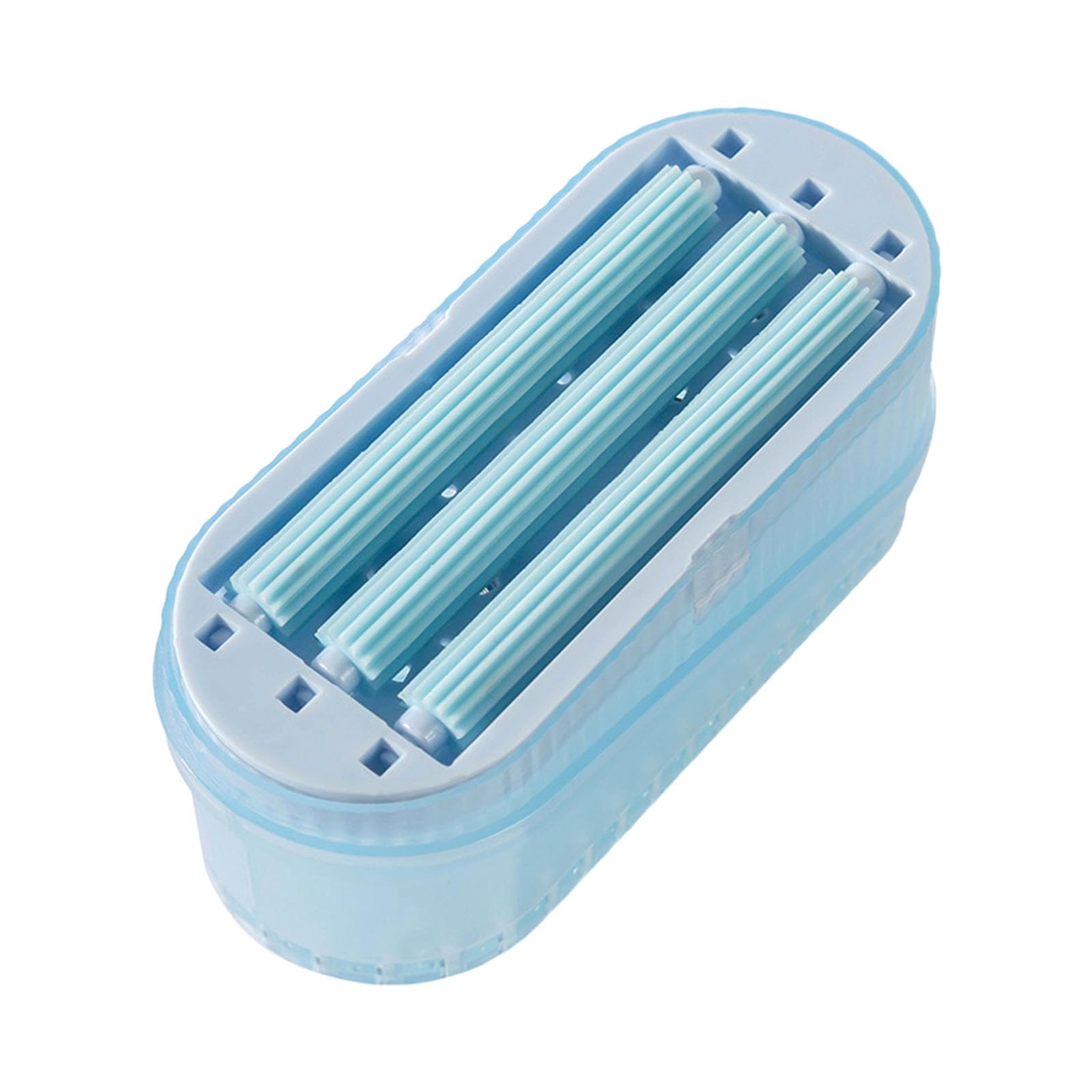 Tsophreniq Rolling Soap Dispenser Storage Case NonSlip Design Foaming Holder Bathroom Organizers for Household Home Use Tray with Drainage Holes