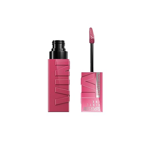 Maybelline NY SuperStay Vinyl Ink Batom Líquido Acabamento Vinil Espelhado e Efeito Gloss, Longa Duração de 16h, Não Borra e Não Transfere, Fórmula Vegana Cor Coy 4,2ml