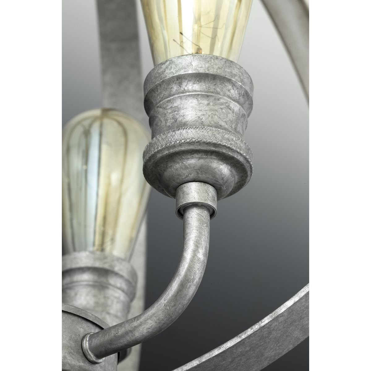 Progress Lighting P500092-141 Conestee Mini-Pendant, Grey Galvanized Finish