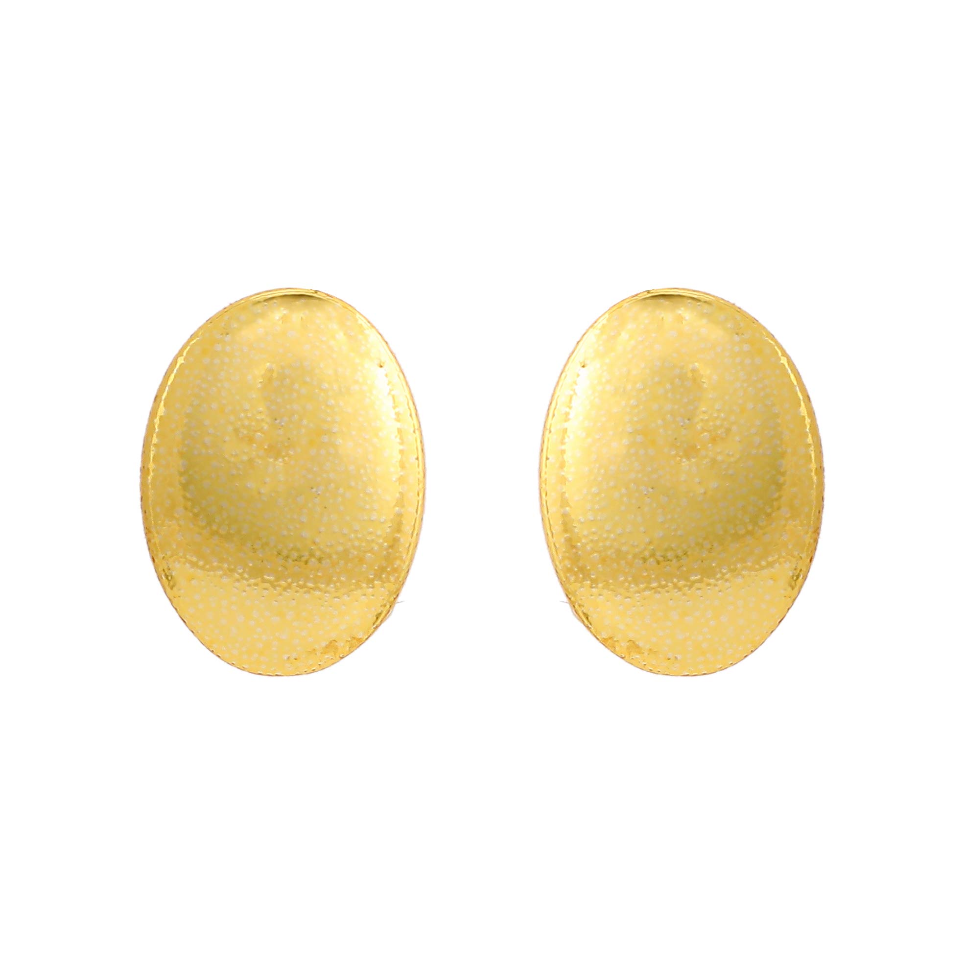 Gehena by Estele Gold Tone Non-Precious Metal Alloy Smooth pebble Stud Earrings for women (5010304-IG) (B08J12PPB5) Amazon Price History, Amazon Price Tracker