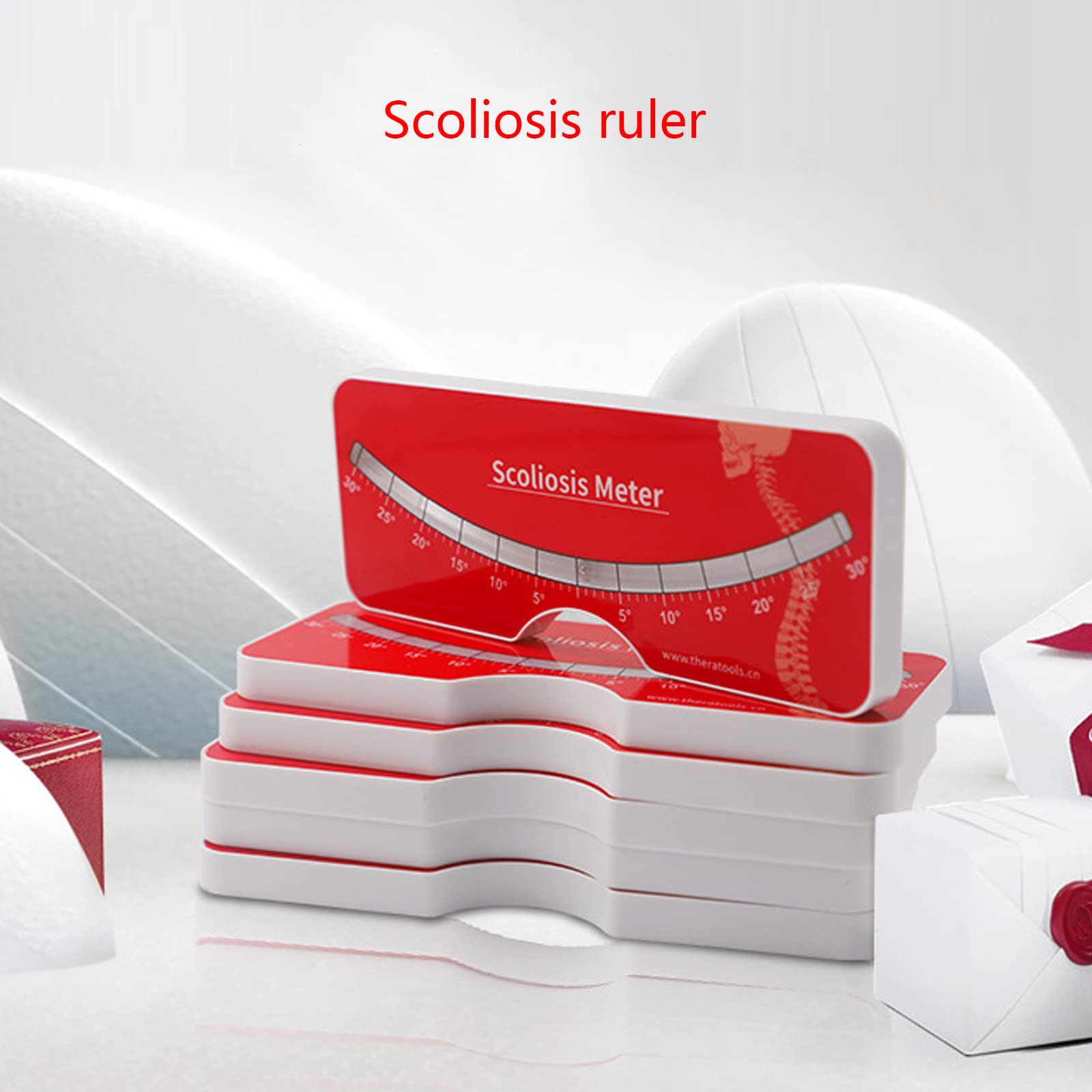 Scoliosis Measuring Tool - 0-30° Testing Range With Display Screen For Back Spine Diagnosis & Screening