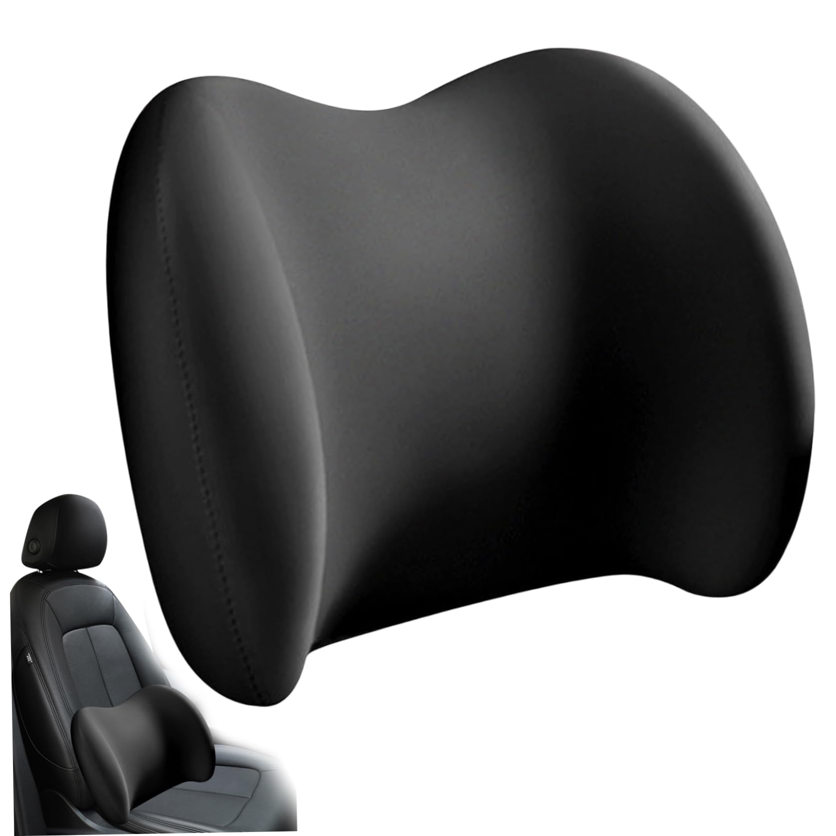 Cuscino lombare, supporto per la schiena comfort in memory foam, supporto lombare staccabile e lavabile per casa, auto, ufficio, sedia
