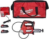 Milwaukee M18 2646-22CT 2-Speed Cordless Grease Gun Kit with 2 Compact Batteries - Durable & Easy to Use