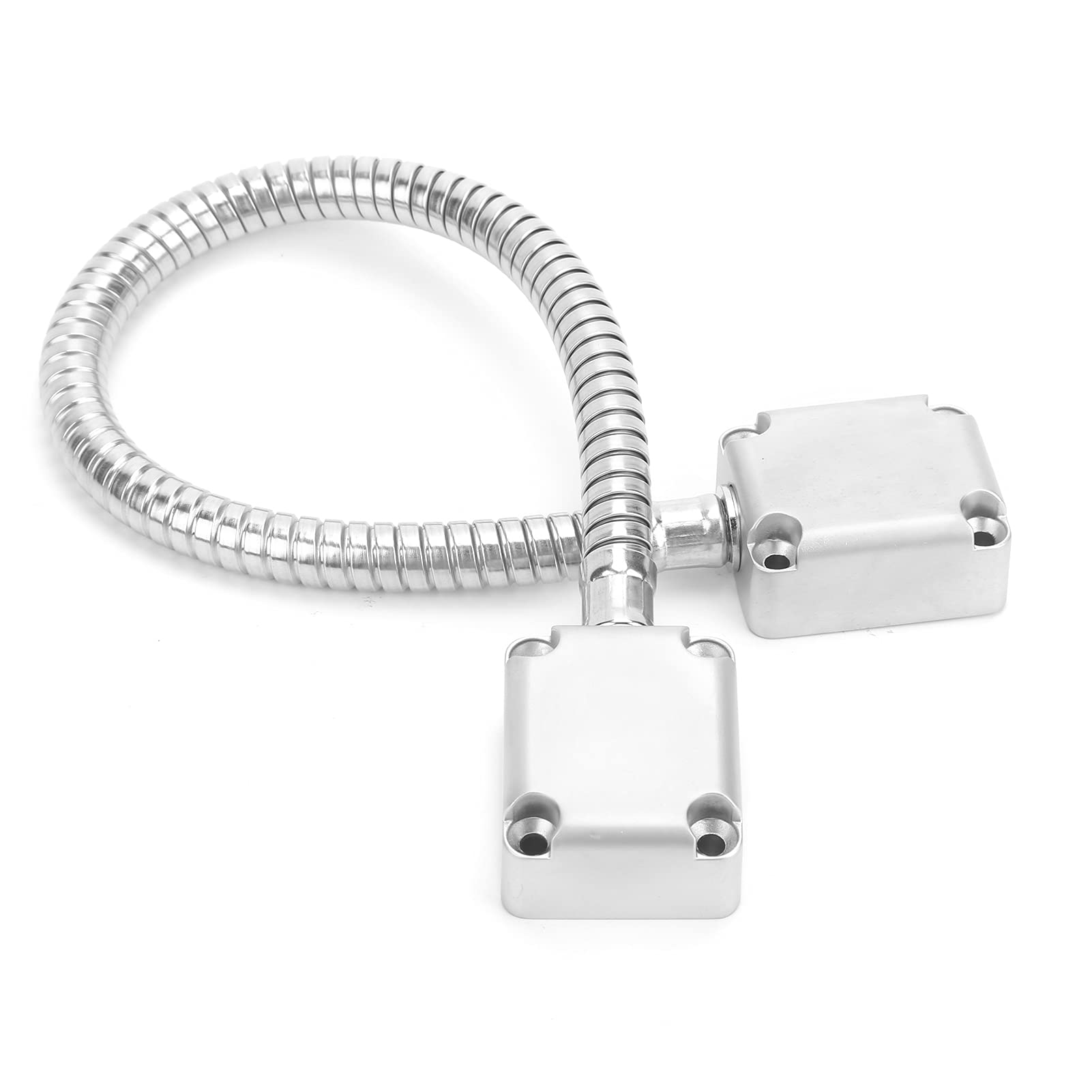 Protector de Cable de Alambre - Bucle de Puerta de Acero Inoxidable 401 - Tubo Corrugado de Cable de Puerta Blindado con Materiales de Primera Calidad para Control de Acceso de Montaje Expuesto