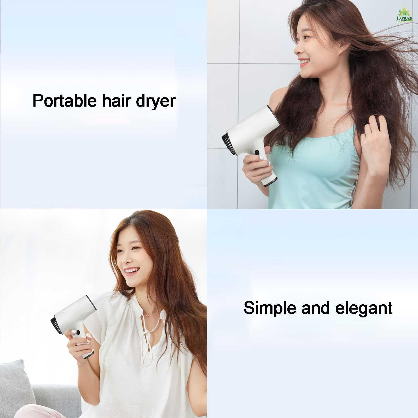 Secador De Pelo Sin Cable, 2600 Mah Recargable Secador Pelo Viaje, 500w Secador De Pelo con Temperatura Constante Secadores De Pelo, para Uso Interior/Exterior