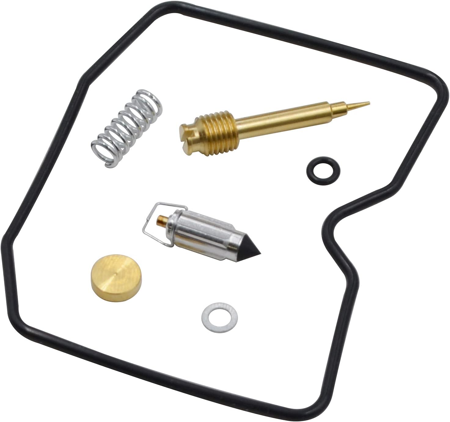 AHL Carburetor Repair Kit for KAWASAKI ZX1000 A1/A2 Ninja 1000R 1986-1987/ZX600 A Ninja 600R 1985-1987/ZX600 C1-C10 Ninja 600R 1988-1997/ZX750 F1-F4 Ninja 750R 1987-1990/ZX900 A1/A2/A3 Ninja 1984-1986