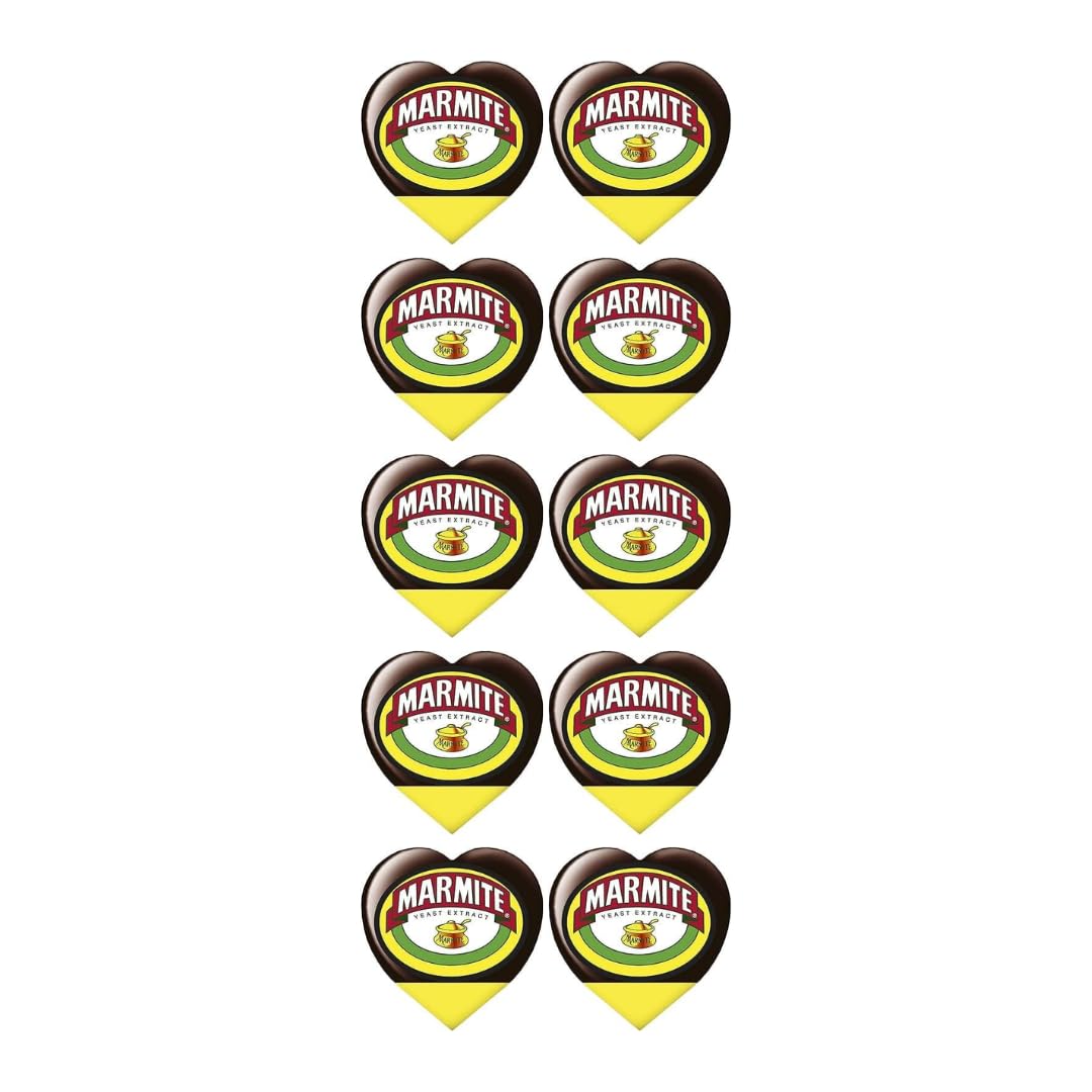 Marmite Yeast Extract Portions - 10 x 8g | Rich in B Vitamins | Vegan-Friendly Spread | Perfect for Breakfast, Snacks, and Lunchboxes