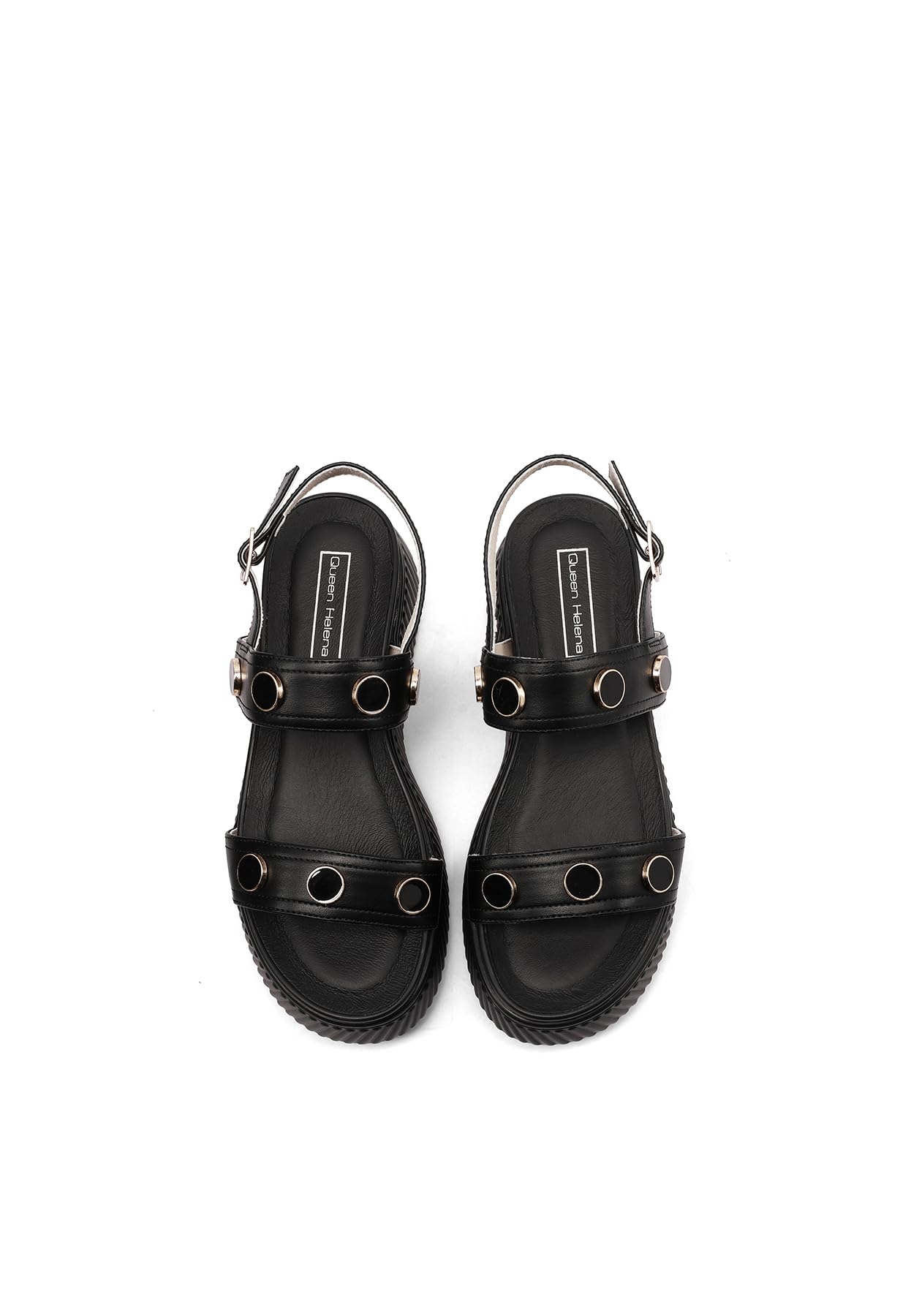 QUEEN HELENA Sandali Platform con Cinturino Donna X34-97
