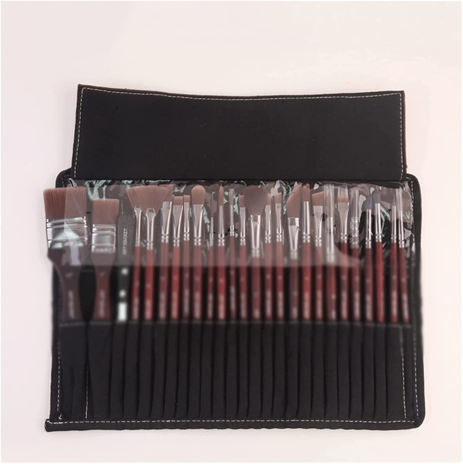 YQBUER Juego de Pinceles for Pintura al óleo, Kit de Pinceles for Arte de Acuarela de Estilo Libre Multifuncional, Suministros Profesionales de Pintura