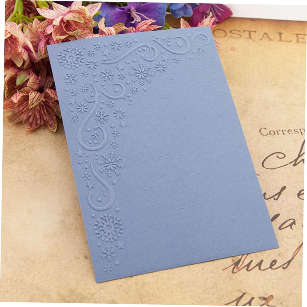 STOBOK Plastic Embossing Template for Scrapbooking Snowflake and for Card Making and Album Decoration Craft Tool for Creative Projects