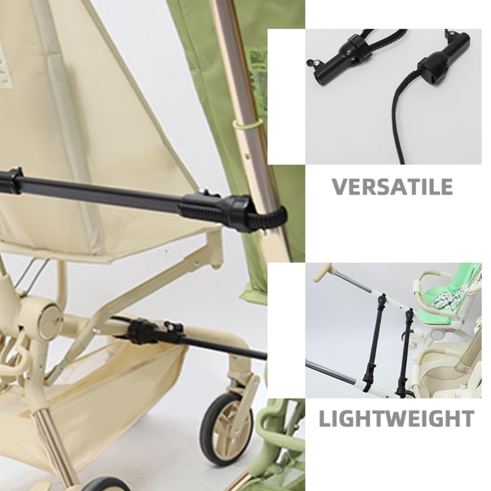 HANABASS Double Stroller Connectors for Twins Pushchair Adapter Easy Adjustment for Various Stroller Models