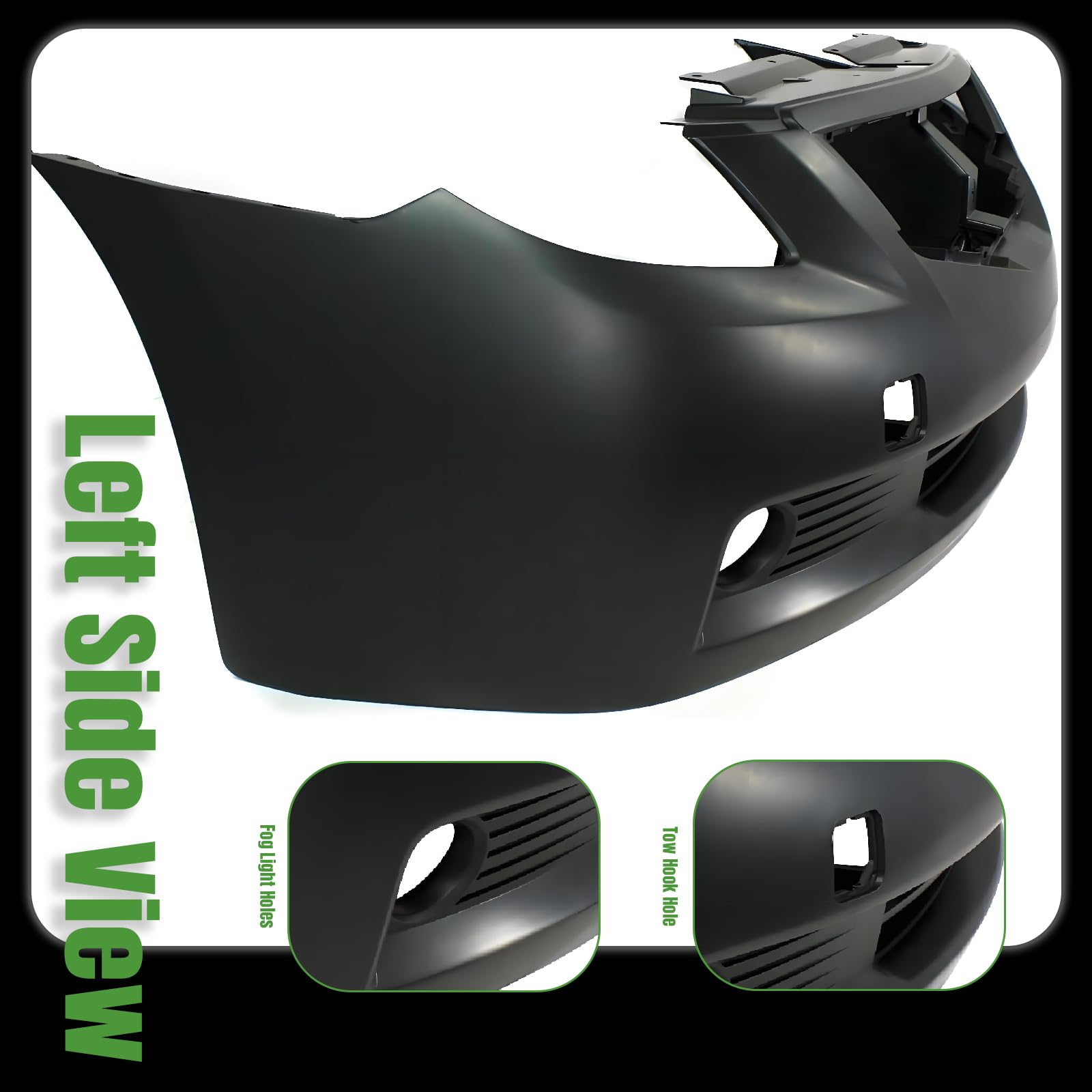 CarPartsDepot Bumper Cover Compatible With NISSAN Altima Coupe 2008 2009