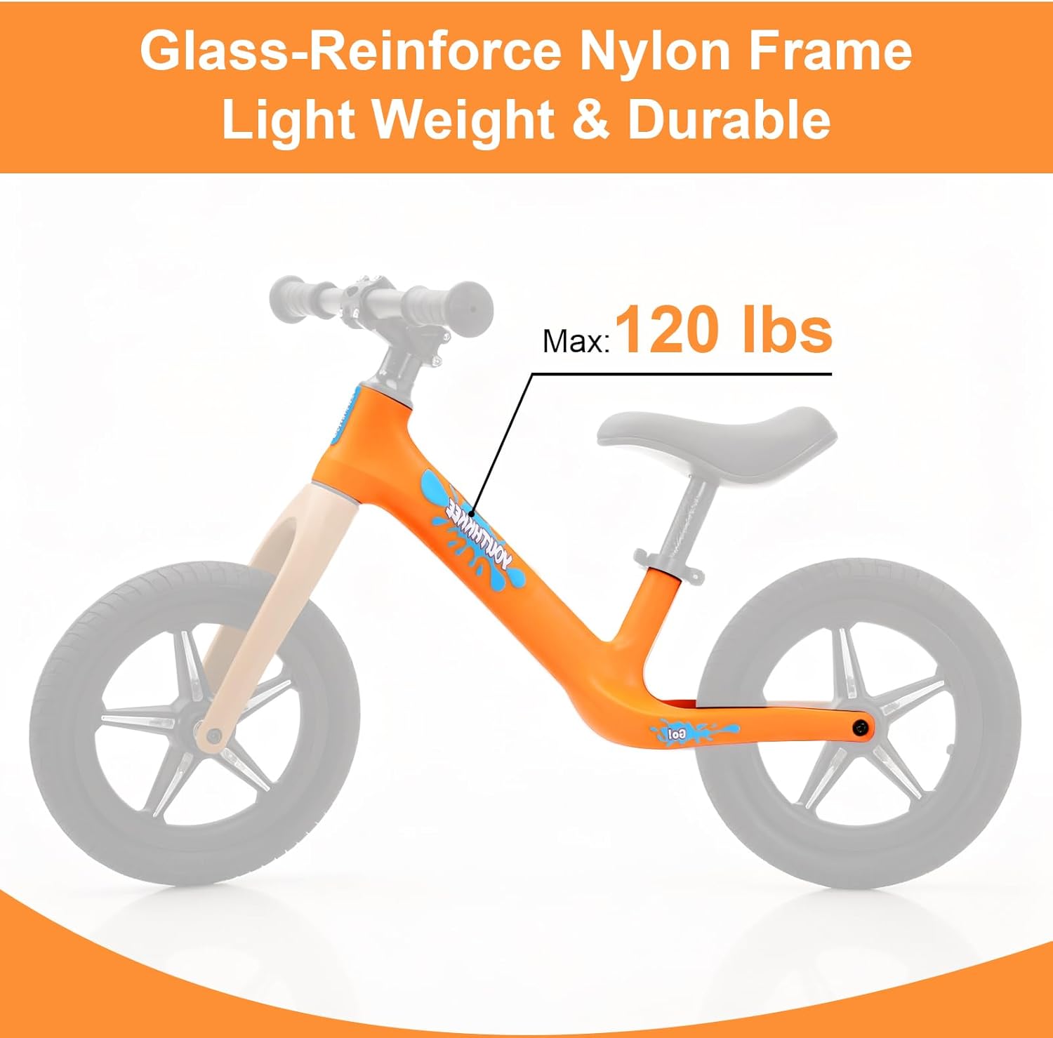 Toddler Balance Bike 2 Year Old, Colorful Lighting 12 Inch No Pedal Kids Toy Bike, Tool-Free Adjustment, Quick Assemble,Gift for 2-5 Boys Girls