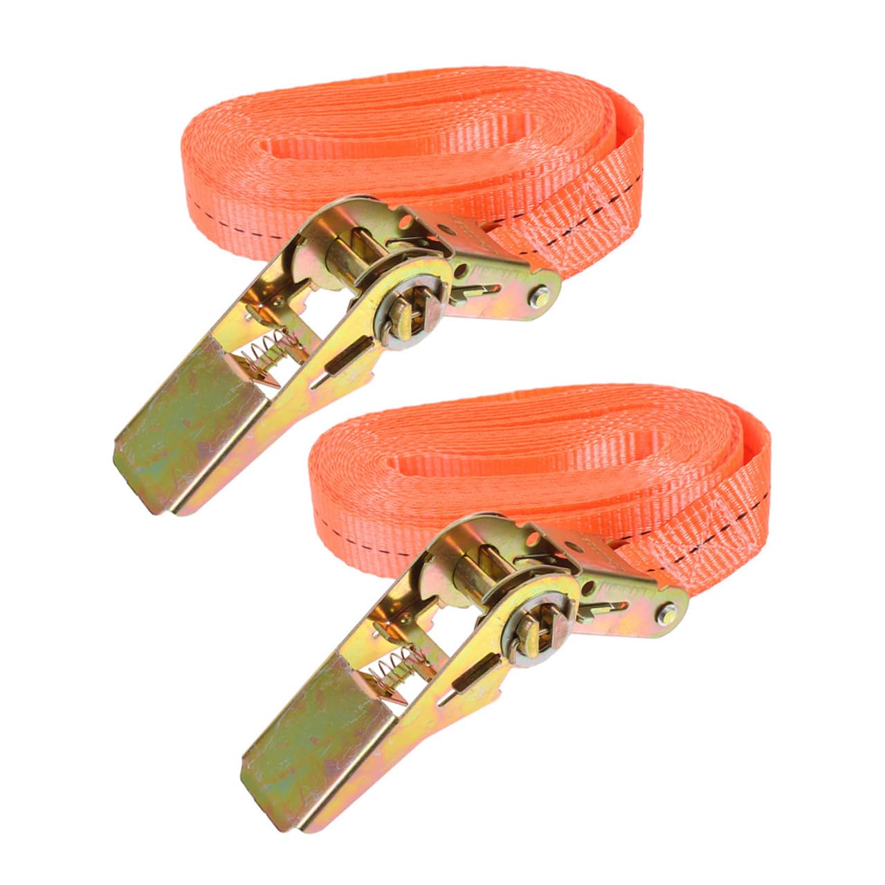 Toddmomy 2 pezzi Cinghie di Fissaggio con Cricchetto Pz Tenditore Rapido per Carichi Pesanti Cinghie Resistente in Poliestere con Ganci Acciaio per Trasporto Sicuro e Facile Rilascio